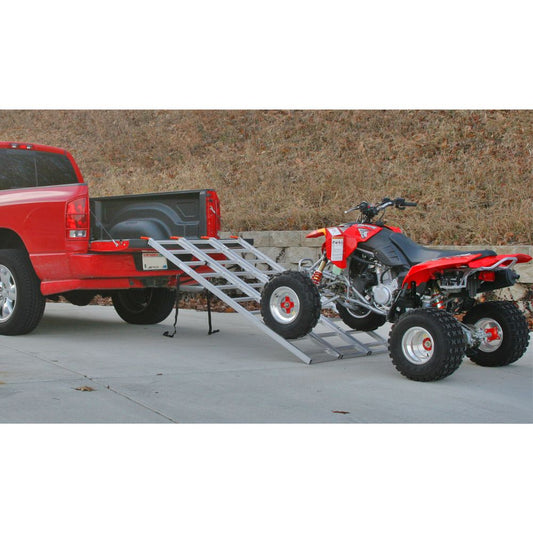 Black Widow Folding ATV Loading Ramp | Model TF-8046 | Size 80" L x 44.75" W | Capacity 1,250 lb | Horsepower 4 To 90+ HP | For ATV & UTV Loading