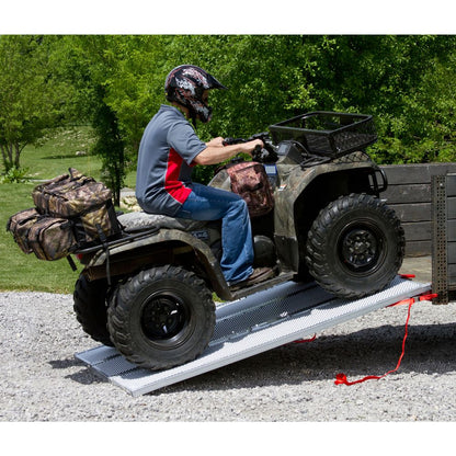 Black Widow Folding ATV Ramp | Model TFS-9454 | 54" Extra-Wide | Capacity 1,500 lb | Horsepower 15 To 20 HP | For ATVs & UTVs Loading