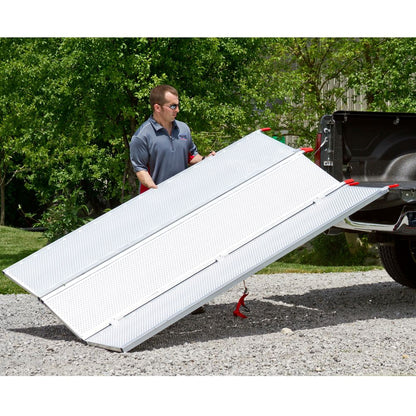 Black Widow Folding ATV Ramp | Model TFS-9454 | 54" Extra-Wide | Capacity 1,500 lb | Horsepower 15 To 20 HP | For ATVs & UTVs Loading