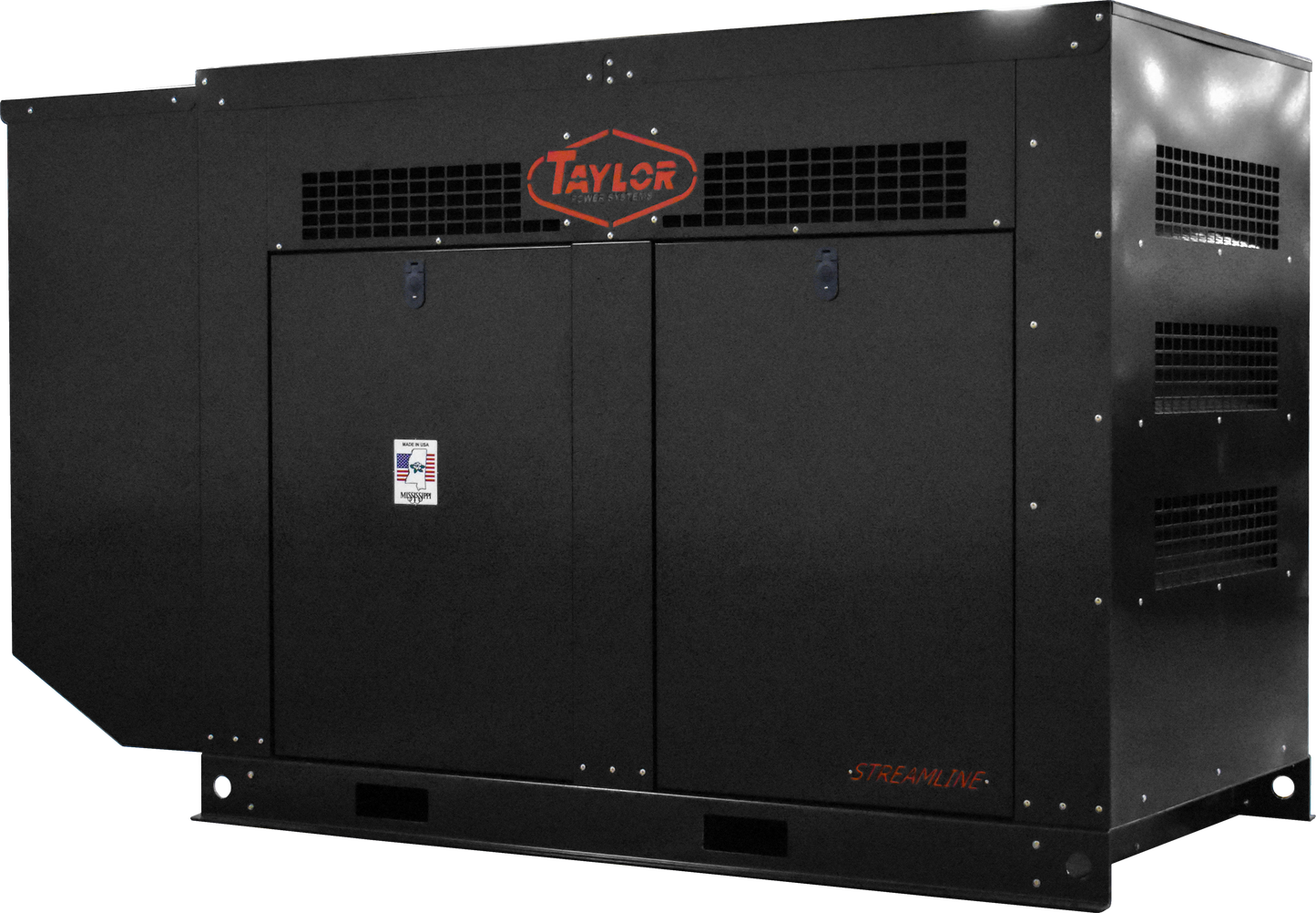 Taylor Power System Streamline-NG/LP Generator | Model TGS150 | Horsepower 230-261 HP | Power Output 150kW (188kVA)