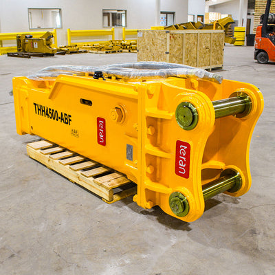 Teran Hydraulic Breaker | Models THH-4500-ABF | ABF System | Compatibility CAT345/349EL TB Linkage | For Excavators