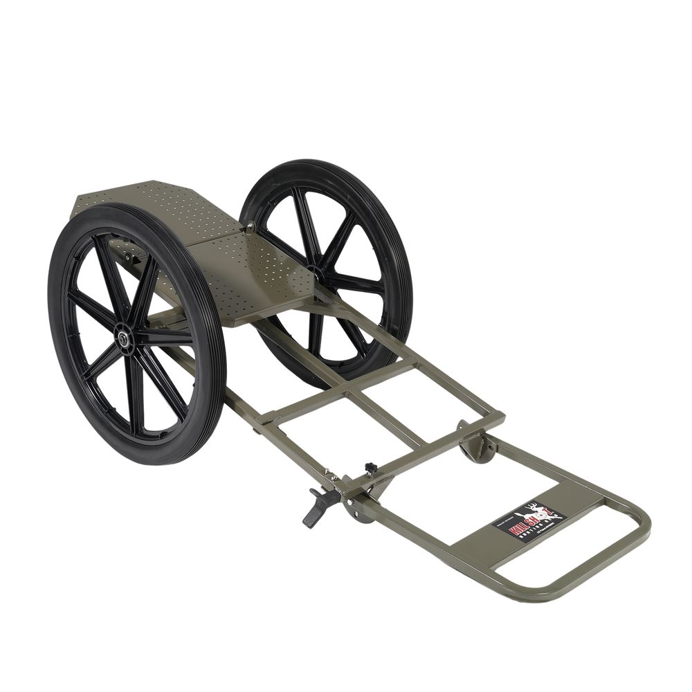 KShot Throne Multipurpose Game Cart & Hunting Chair | Model CL-THRONE | Length 65" | Capacity 500 lb | For Hunting, Outdoor Hauling & Field Use