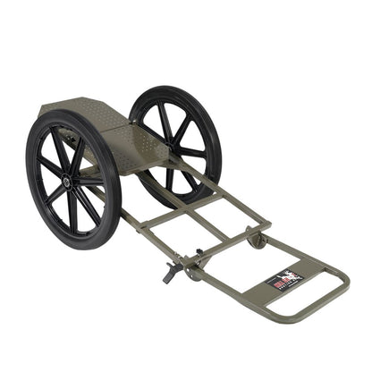 KShot Throne Multipurpose Game Cart & Hunting Chair | Model CL-THRONE | Length 65" | Capacity 500 lb | For Hunting, Outdoor Hauling & Field Use