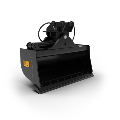 Werk-Brau Hydraulic Tilting Grading Bucket | Width 48–84" | 12–50 Tons | For Excavator
