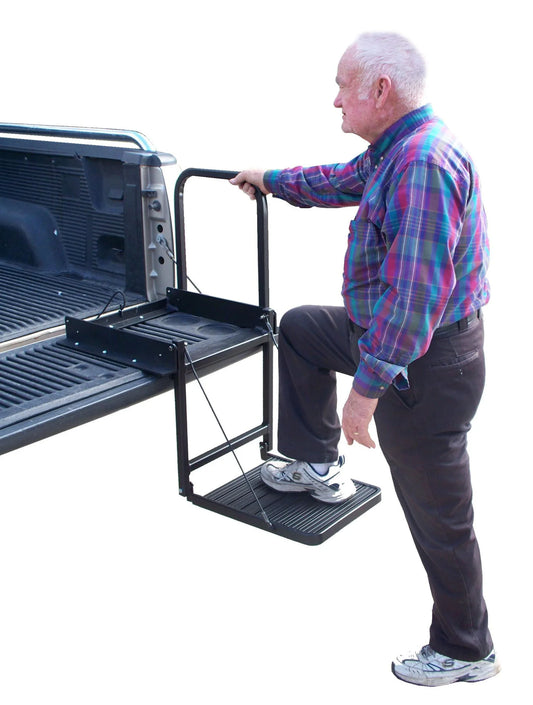 Great Day | Truck N' Buddy | Model TNB2000B | Step Platform Width 16" | 300 lb Capacity | For Standard Pickup Trucks | Aircraft Aluminum | Horsepower 40+ HP | For Trucks