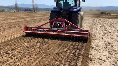 TOSCANO Standard Power Harrow | Model 2500 & 3000 | Work Width 8.2 To 9.8 Feet | Horsepower 80-120 HP | For Tractor