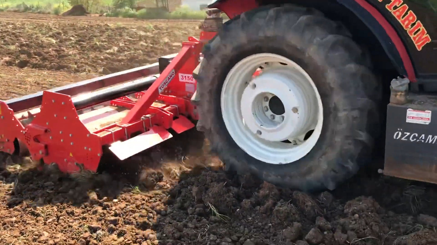 TOSCANO | Standard Rotary Tiller | Model 2150, 2400, 2650, 2900 & 3150 | Work Width 6.89 To 10.17 Feet | Horsepower 65-130 HP | For Tractor