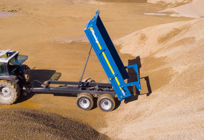 Fleming 8' Fleming TR10HD Dump Trailer | Width 96" | Capacity 10 Ton | 25-60 GPM | 40-60 HP | For Skid Steer, Tractor & Loaders