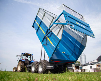 Fleming 14-Ton Monocoque Tipping Trailer | Model TR14 | Width 95" | 25-60 GPM | 40-60 HP | For Tractors & Loaders