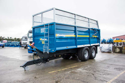 Fleming 16 Ton Monocoque Tipping Trailer | Model TR16 | Width 8' | 80-100 HP | For Tractors & Loaders