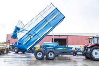 Fleming 16 Ton Monocoque Tipping Trailer | Model TR16 | Width 8' | 80-100 HP | For Tractors & Loaders
