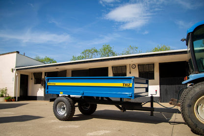 Fleming Compact Tipping Trailer | Model TR1 & TR2 | Width 47" & 54" | 20-50 HP | 5-12 GPM | For Tractors, ATVs, UTVs, & Loaders