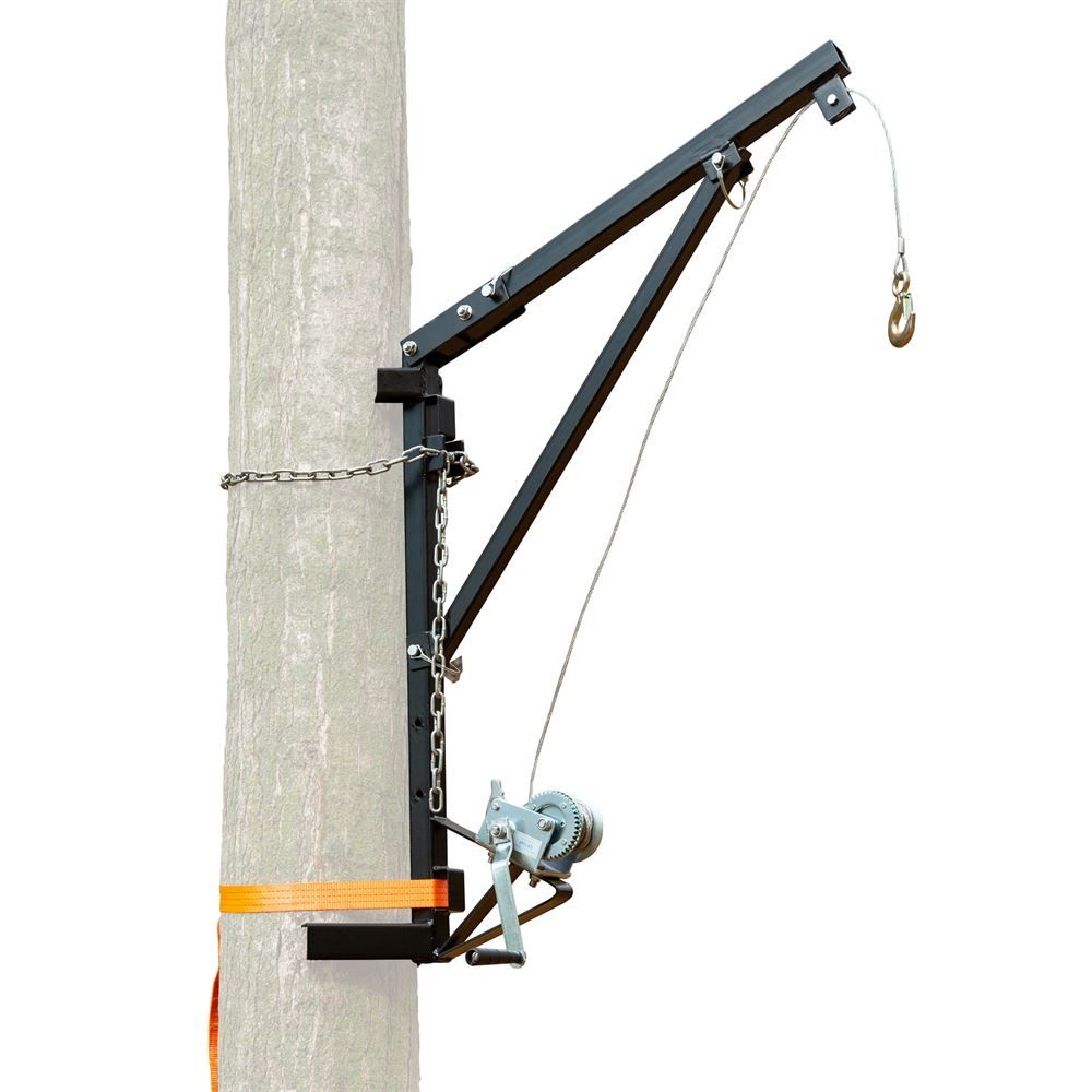 KShot Tree-Mounted Deer Hoist | Model TREE-HOIST | Width 13" | Capacity 300 lb | For Hunting & Field Dressing