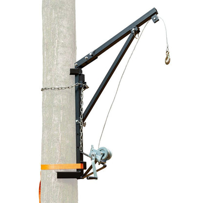 KShot Tree-Mounted Deer Hoist | Model TREE-HOIST | Width 13" | Capacity 300 lb | For Hunting & Field Dressing