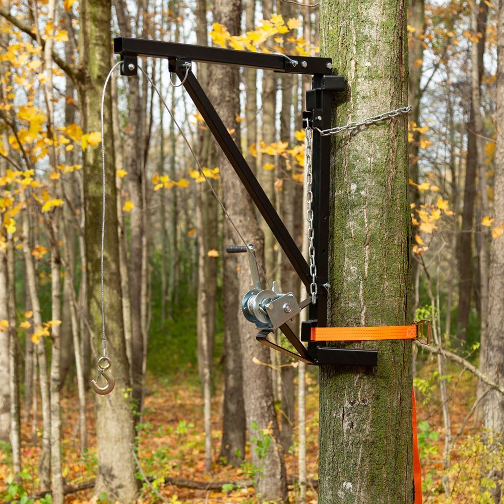 KShot Tree-Mounted Deer Hoist | Model TREE-HOIST | Width 13" | Capacity 300 lb | For Hunting & Field Dressing