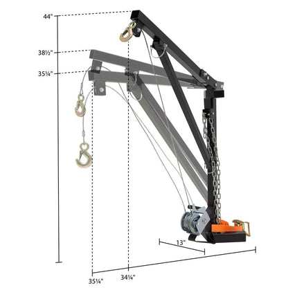 KShot Tree-Mounted Deer Hoist | Model TREE-HOIST | Width 13" | Capacity 300 lb | For Hunting & Field Dressing