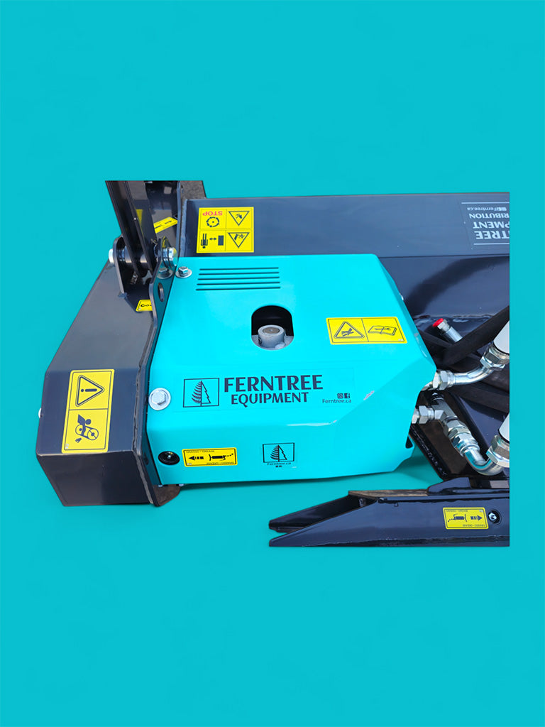 Ferntree F2S‑135 Vtorque Fixed Tooth Forestry Mulcher | Cutting Width 54" | For 15–39 GPM Skid Steers