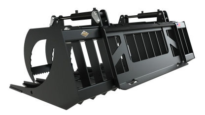 Top Dog Attachments T/S Brush Grapple | Width 60"-72" | Weight 499-548 lbs | Oil Flow Range 15-20 GPM | For Skid Steer
