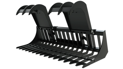 Top Dog Attachments T/S Brush Grapple | Width 60"-72" | Weight 499-548 lbs | Oil Flow Range 15-20 GPM | For Skid Steer
