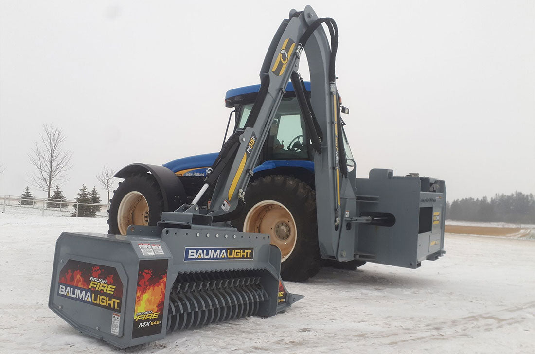 Baumalight 3-Point Tractor Pack Wing Boom Mower | Cutting Width 12 ...