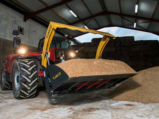 Tanco Meal Bucket | Model i74 | Width 74" | 25-40 GPM | 30-60 HP | For Skid Steers, Loaders & Tractors