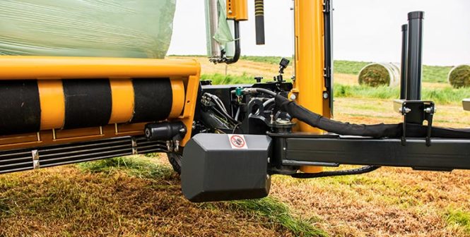 Tanco Round Bale Wrapper | Model D66-1400-V | Width 105" | 30-60 GPM | 40-60 HP | For Skid Steers, Tractors & Loaders