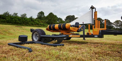 Tanco Round Bale Wrapper | Model D66-A100-EH Autowrap | Width 5' 8" | 25-60 GPM | 40-60 HP | For Skid Steer, Tractor & Loaders