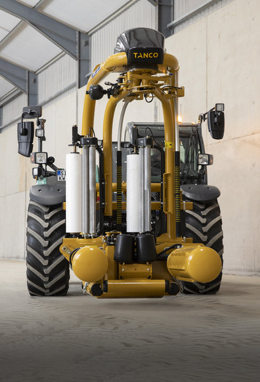 Tanco Round Bale Wrapper | D66-S300-V | Width 4' 6" | 30-60 GPM | 40-60 HP | For Skid Steer, Tractor & Loaders