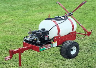AG-Meier Industries Trailed Sprayer With Broadcast Nozzle, Hose & Gun | Model TC & LC Series | Capacity 55-300 Gallons | Horsepower 2.5-30 HP | For Tractors