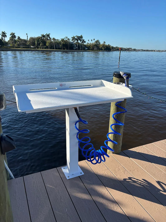 CM Marine Fillet Table Top | Model FCSTP Series | Widths 50", 68", 96" | Heavy‑Duty 1/2" HDPE | For Universal Dock & Boat