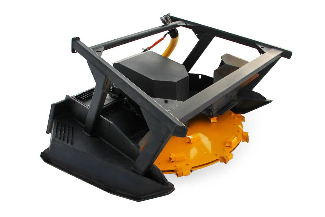 Erskine Forestry Mulching Mower | 2750 lbs Operating Weight | Fixed Displacement Piston | For Skid Steer