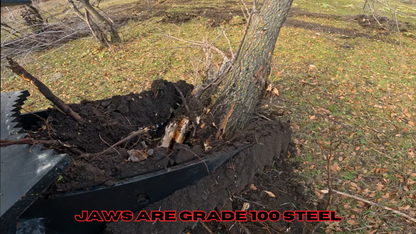 Erskine Heavy-Duty Tree Puller | Maximum Jaw Opening 46" inches | Hydraulic Force 5” Cylinder | For Skid Steer