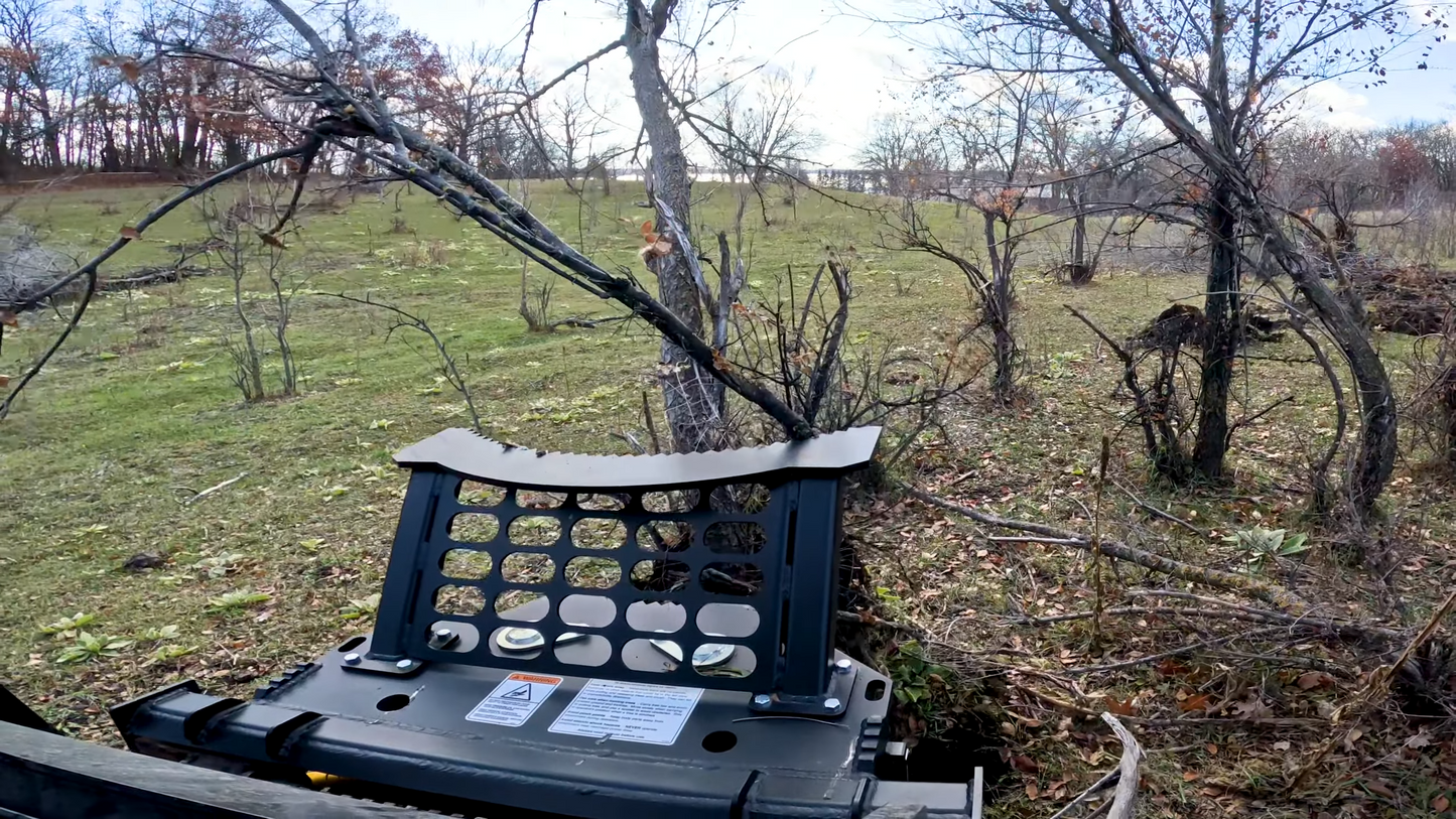 Erskine Heavy-Duty Tree Puller | Maximum Jaw Opening 46" inches | Hydraulic Force 5” Cylinder | For Skid Steer