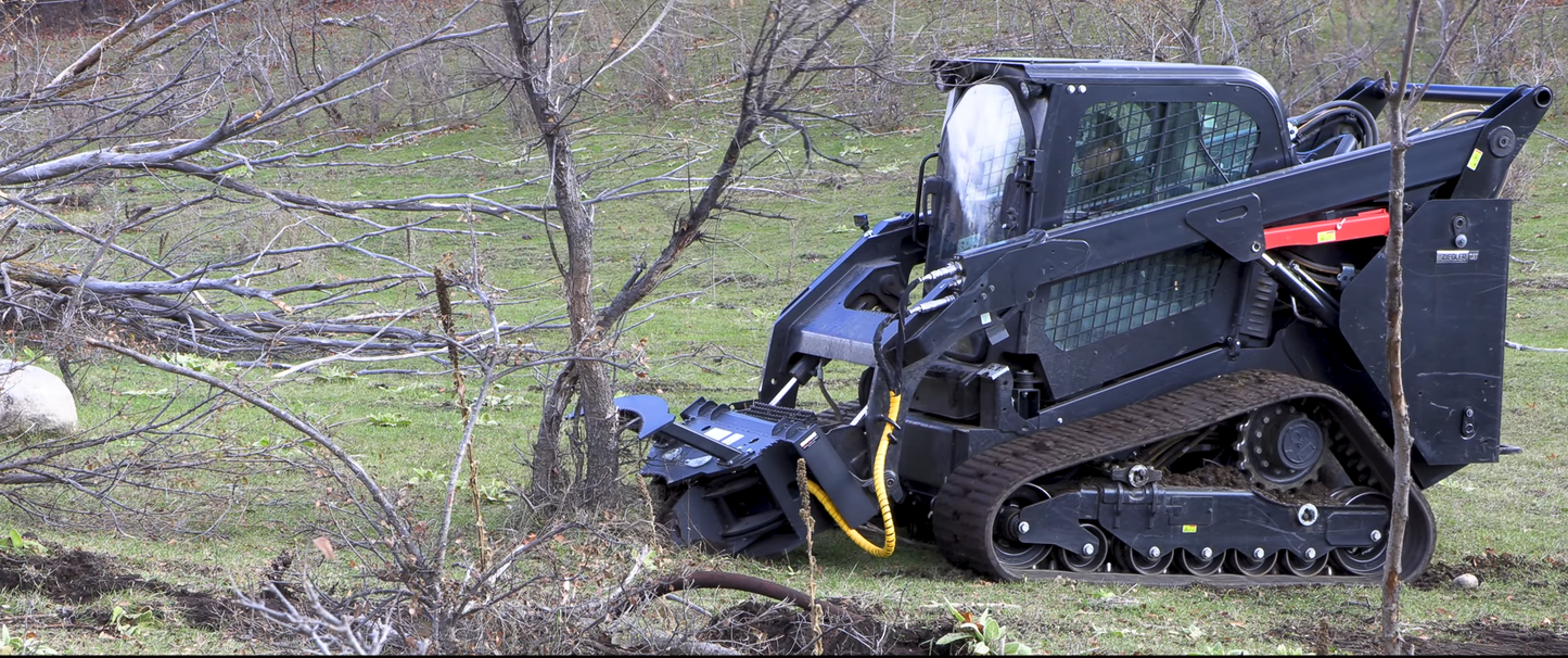 Erskine Heavy-Duty Tree Puller | Maximum Jaw Opening 46" inches | Hydraulic Force 5” Cylinder | For Skid Steer