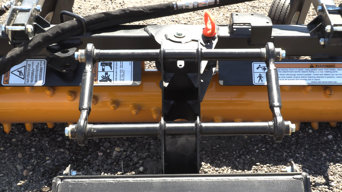 Erskine Mini Soil Conditioner | Working Width 48” & 60” inches | Rated Flow 9-15 GPM | For Mini Skid Steer