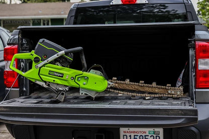 Mini Trencher GeoRipper®27 Portable Handheld Trencher | Model GR727 | 27" Depth | 4.7 HP, 74cc Engine | 2" Trenching Width