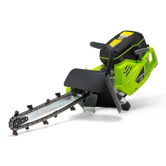 Mini Trencher GeoRipper®16 Portable Handheld Trencher | Model GR416 | 16-Inch Digging Depth | 4.7 HP, 74cc Engine