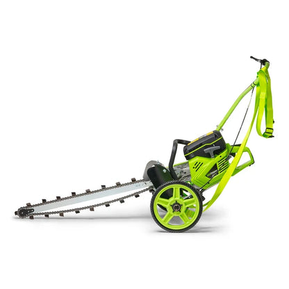 Mini Trencher GeoRipper®27 Portable Handheld Trencher | Model GR727 | 27" Depth | 4.7 HP, 74cc Engine | 2" Trenching Width