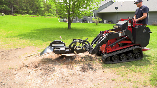 Erskine Mini Stump Grinder | 66° Cutting Arc | Hydraulic Requirements 7-16 GPM | For Mini Skid Steer