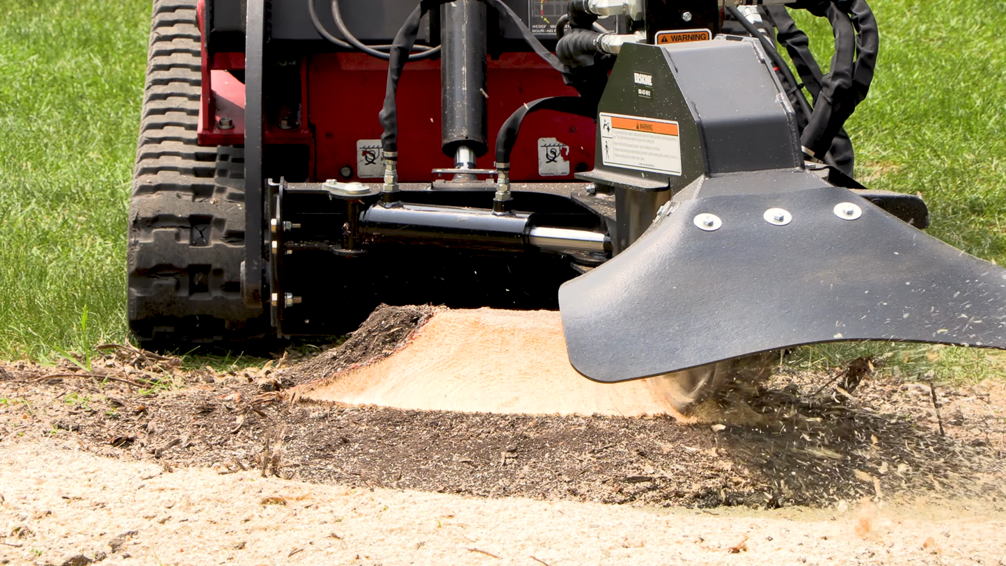 Erskine Mini Stump Grinder | 66° Cutting Arc | Hydraulic Requirements 7-16 GPM | For Mini Skid Steer