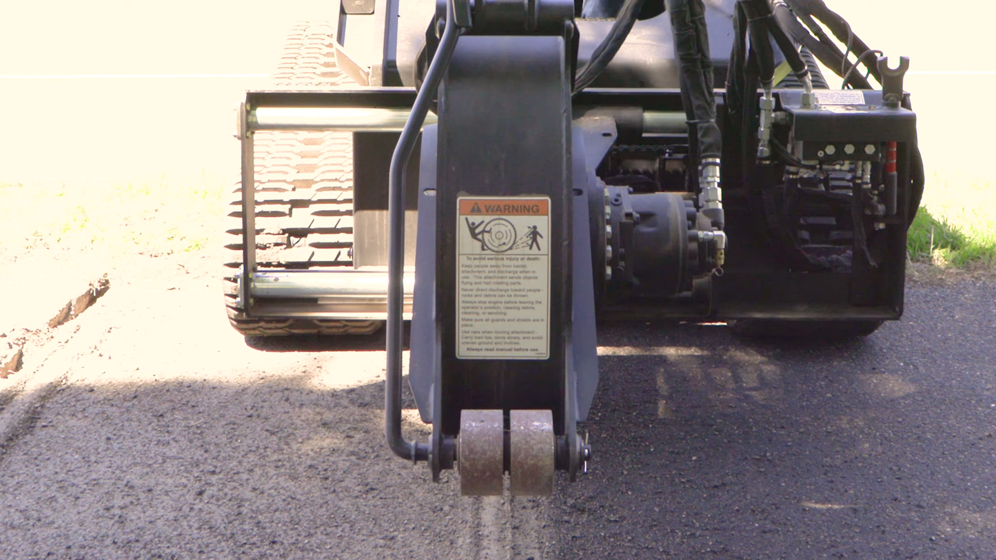 Erskine Pavement Saw Series | Overall Width 67" inches | Flow Rate 22-40 GPM | For Skid Steers