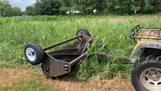 Northwoods Whitetails Roller Crimper | Roller Width 3', 4' & 5' Ft | Minimum ATV 350+ cc | For ATVs & UTVs