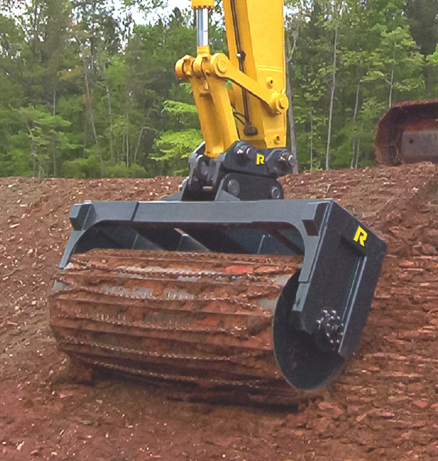 ROCKLAND 4’, 6’, & 8’ WIDTH THOMPSON SLOPE PACKER FOR EXCAVATOR