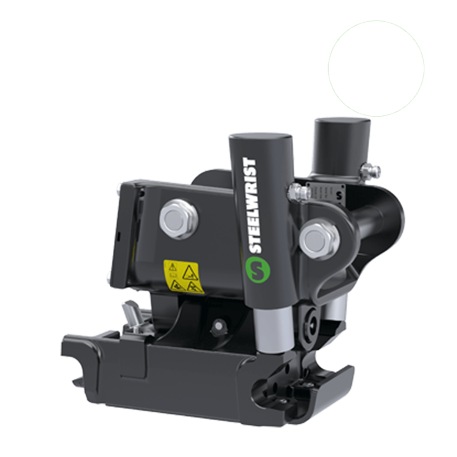 Steelwrist Tilt- and Rotor Coupler | Model Tilt Couplers TCX | Machine Weight Up-To 4,400 Lbs | For Excavators