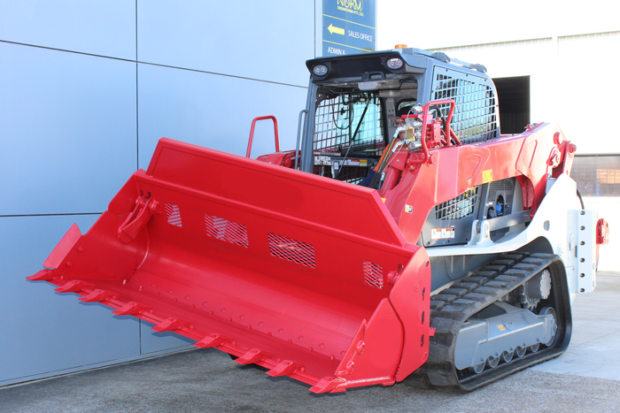 Solesbee’s TL12V2/TL12R2 Pro Series 4-IN-1 Loader Style Bucket | Tilt & Standard Control | Bucket Width 84" | 26–40 GPM | For Skid Steers