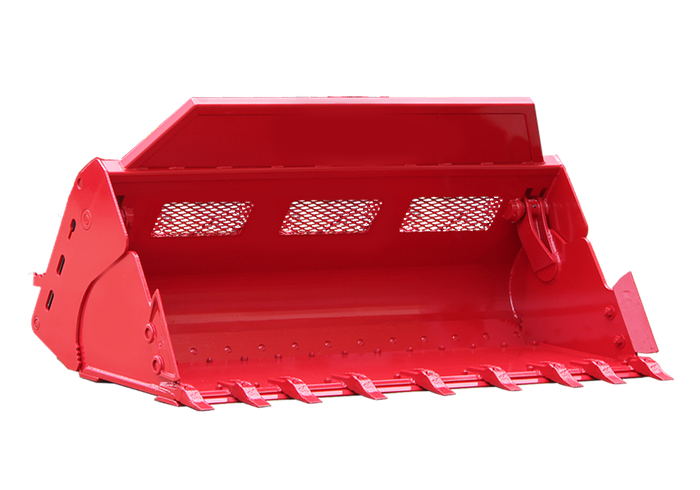 Solesbee’s TL12V2/TL12R2 Pro Series 4-IN-1 Loader Style Bucket | Tilt & Standard Control | Bucket Width 84" | 26–40 GPM | For Skid Steers