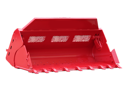 Solesbee’s TL12V2/TL12R2 Pro Series 4-IN-1 Loader Style Bucket | Tilt & Standard Control | Bucket Width 84" | 26–40 GPM | For Skid Steers