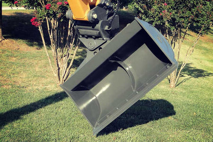 TAG Hydraulic Tilting Ditch Bucket | 30"–48" Width | Bucket Weight 428–585 lbs | 45° Hydraulic Rotation | 3–7 Ton | For Excavators