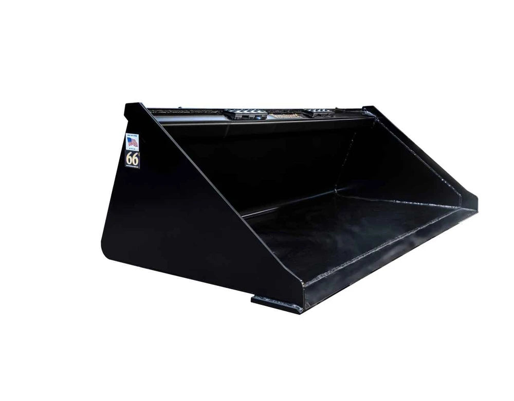 Express Steel 5.5' Tomahawk Smooth Bucket | Bucket Width 66" | 15–20 GPM | For Skid Steers