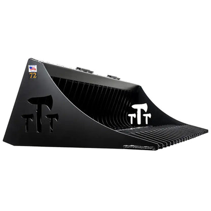 Express Steel Tomahawk Rock Bucket | SKU 3008 | Width 72" | Hydraulic Flow 15–25 GPM | For Skid Steers